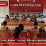 Rapat Lomba Telajakan di Desa Serampingan